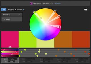 Adobe's Color CC (previously Kuler) is a colour theme-creating app based on the colour wheel