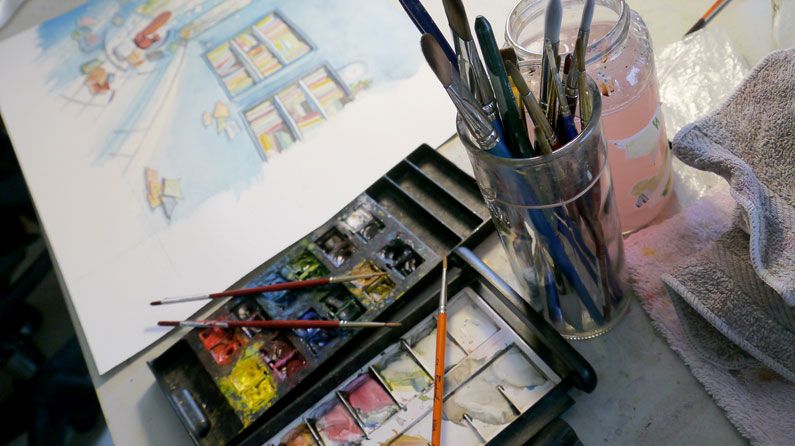 How to illustrate with watercolours: 7 pro tips