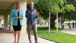 Tim Cook and Virginia Rometty