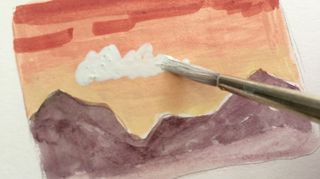 How to paint with gouache: opaque layers