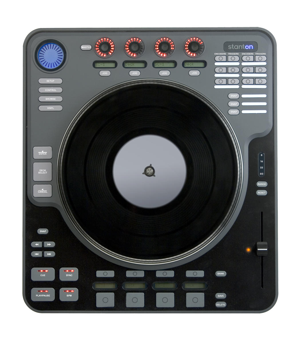 The SCS.1d deck connects to your computer over FireWire.