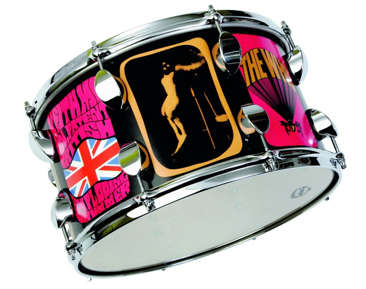 The 14"x8" toms were a Premier peculiarity.