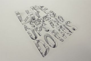 3D typography