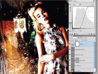Retouch images with frequency separation: step 9