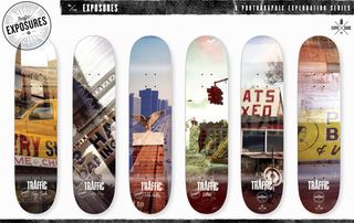 Skateboard designs: Exposure series
