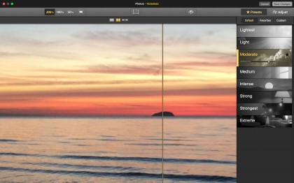 Apple Photos extensions MacPhun Noiseless