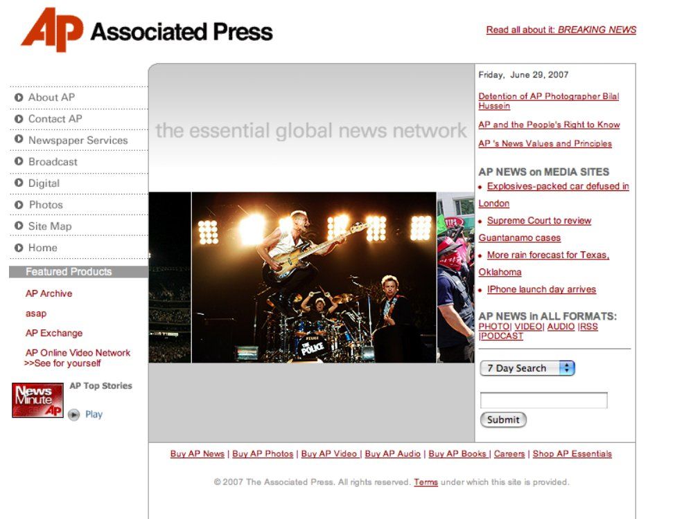 Hot news mobile service from Associated Pres TechRadar