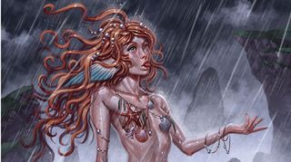 Sara Forlenza's Mermaid caught in the rain