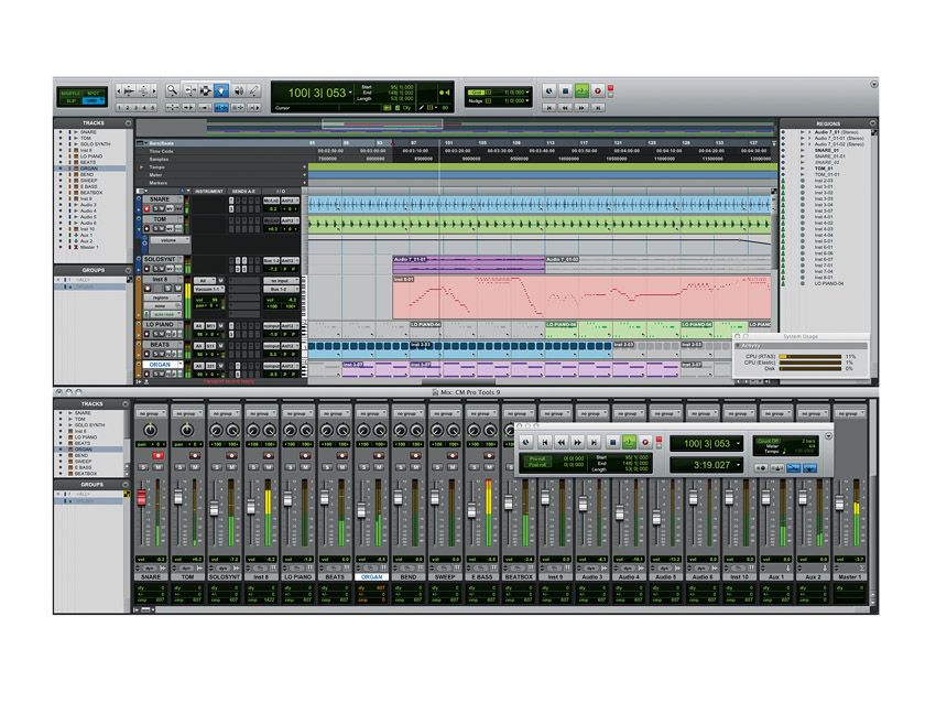 Pro Tools 9 feels very familiar, with no major headline-grabbing changes within the interface.