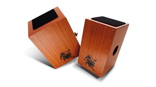 At 34cm, the Pro-Active Bass cajon (left) is slightly wider than most cajons on the market