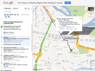Google Maps adds UK rail info