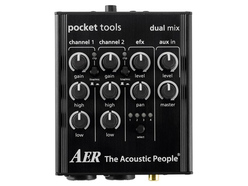 Unfortunately, not all condensor mics will run on the Dual Mix's 24V phantom power.