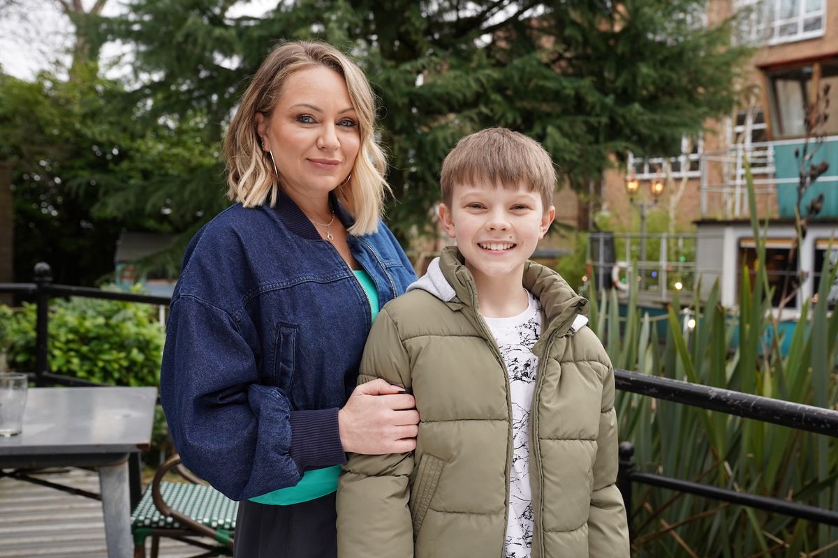 Arlo Fielding runs away from the village in Hollyoaks. 