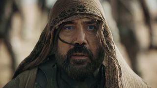 Javier Bardem looking shocked in Dune