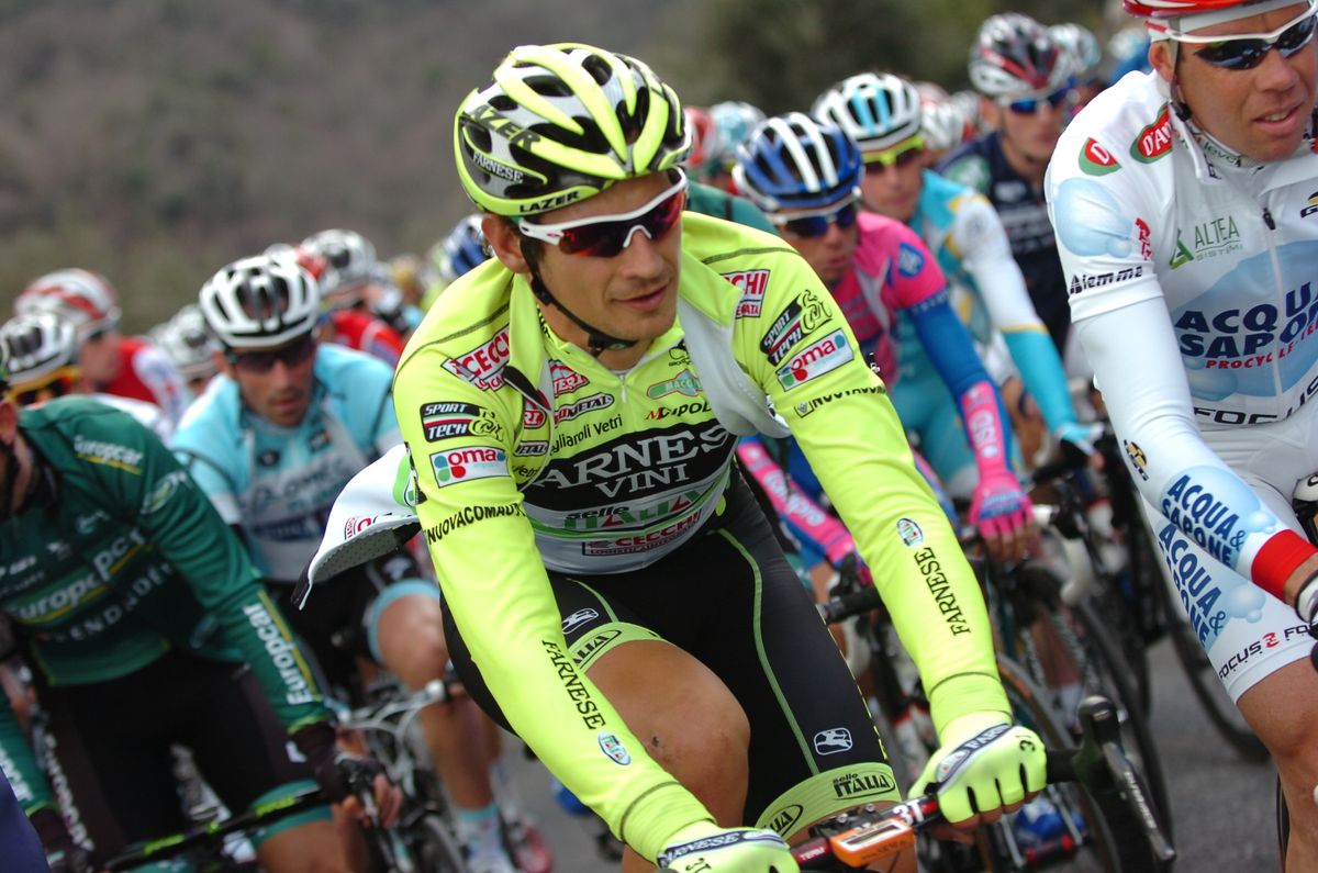 Filippo Pozzato dropped down to Pro Continental level with Vini Fantini in 2012.
