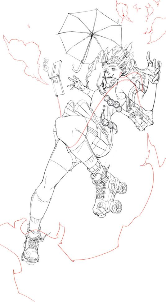 Something Falling Drawing How to draw a falling figure | Creative Bloq