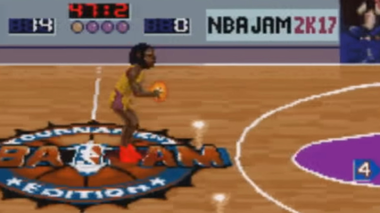 NBA Jam Old School Edition - Player selection screen 