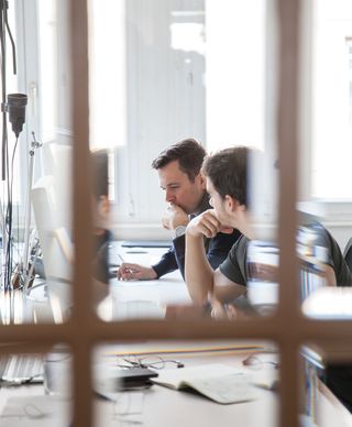 Designers at work in the L2M3 studio in Stuttgart, a city known for its open-minded approach and strong cultural scene