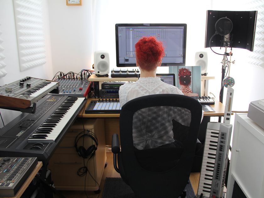 Me in my studio Cornelia MusicRadar