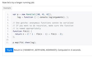 Parallel.js means your pages can perform data-heavy functions without blocking the UI