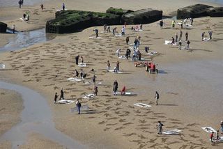 fallen soldiers sand art