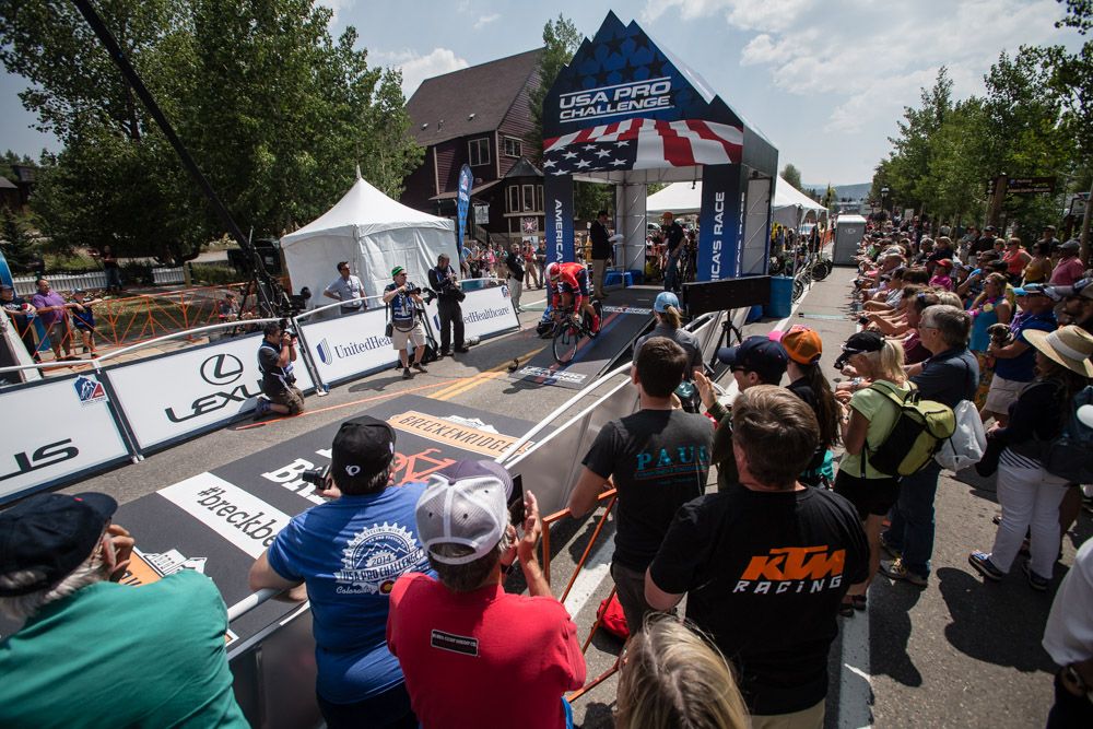 The crowds were out to watch todays start