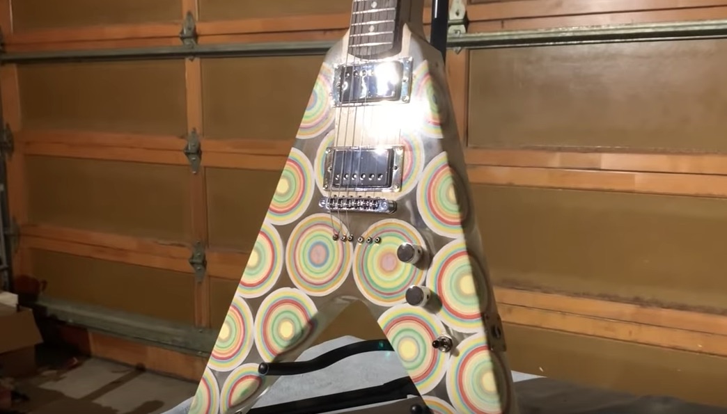 This Incredible Flying V Was Made From Eight Mega Jawbreaker Candies Guitar World