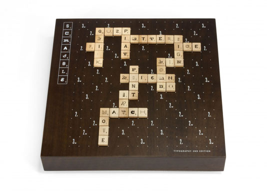scrabble typography