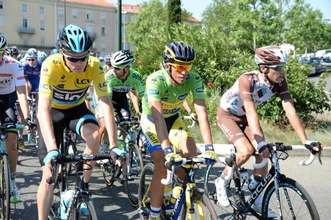 Froome, Contador and and Bonnafond roll out