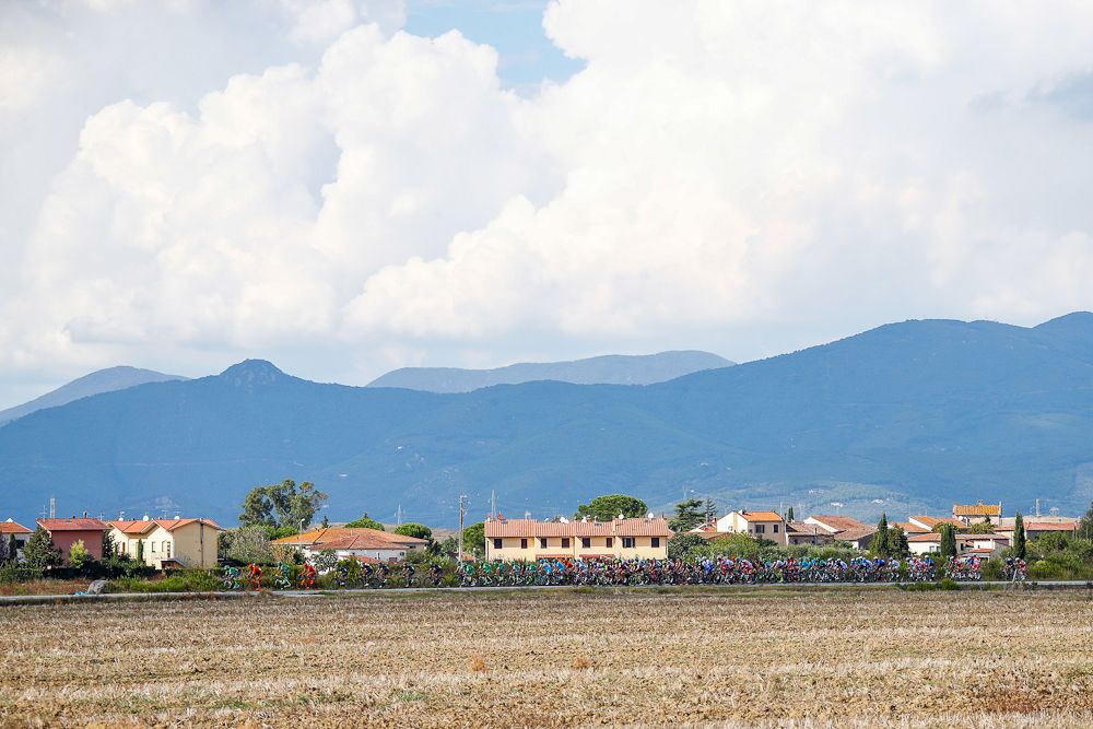 Scenery along the route of stage 2 at the Giro della Toscana.