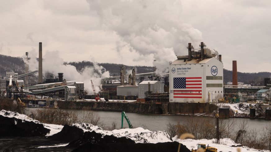 U.S. Steel plant in Clairton, Pennsylvania