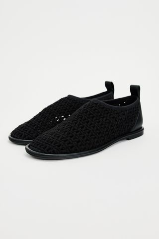 zara, Crochet Flat Shoes