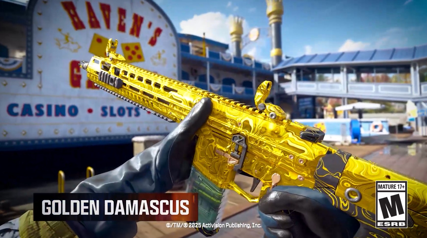 The Golden Damascus Black Ops 7 Warzone Mastery Camo