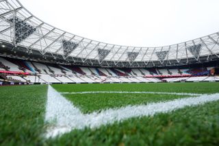 General view inside the London Stadium, home to West Ham United, in November 2024.