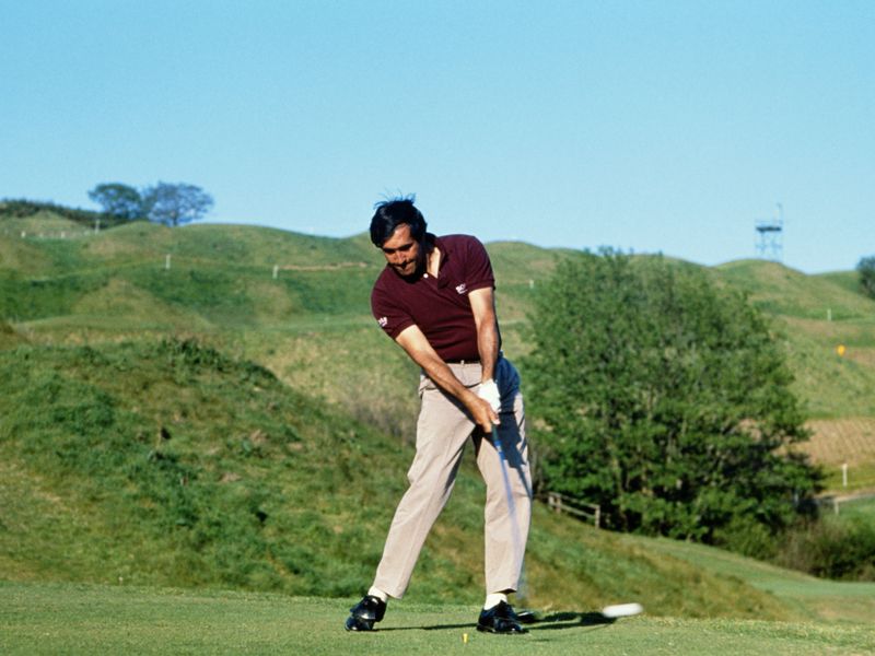 Seve Ballesteros at impact