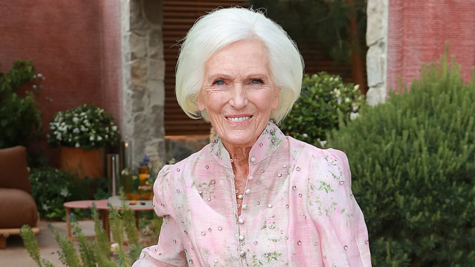 Mary Berry at the Killik &amp; Co &#039;Save for a Rainy Day&#039; Garden at Chelsea Flower Show