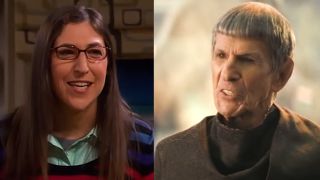 Mayim Bialik on The Big Bang Theory and Leonard Nimoy in Star Trek 