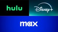 Hulu, Disney Plus, and Max logos for streaming bundle