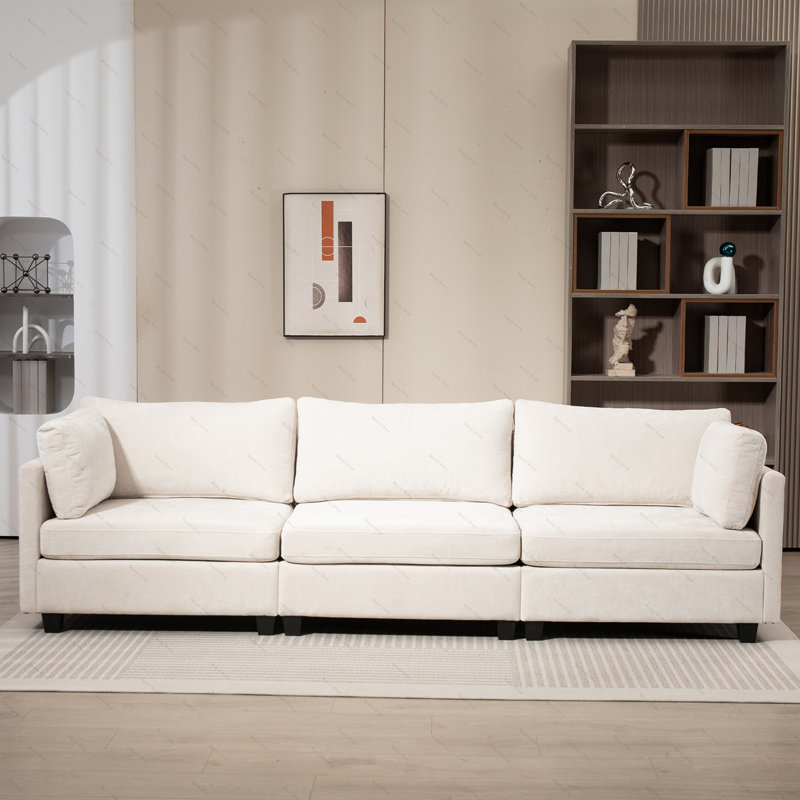 Latitude Run&amp;reg; 3-Seater Deep Sofa Couch | Wayfair