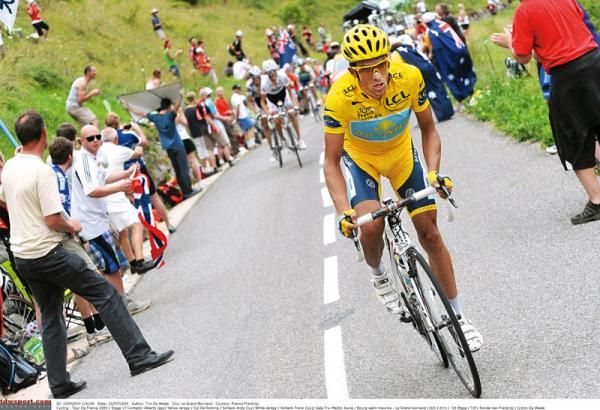 Alberto Contador attacks the Schleck brothers and stamps his authority all over his Astana team. The Spaniard had to contend with problems within his own team during the 2009 Tour de France