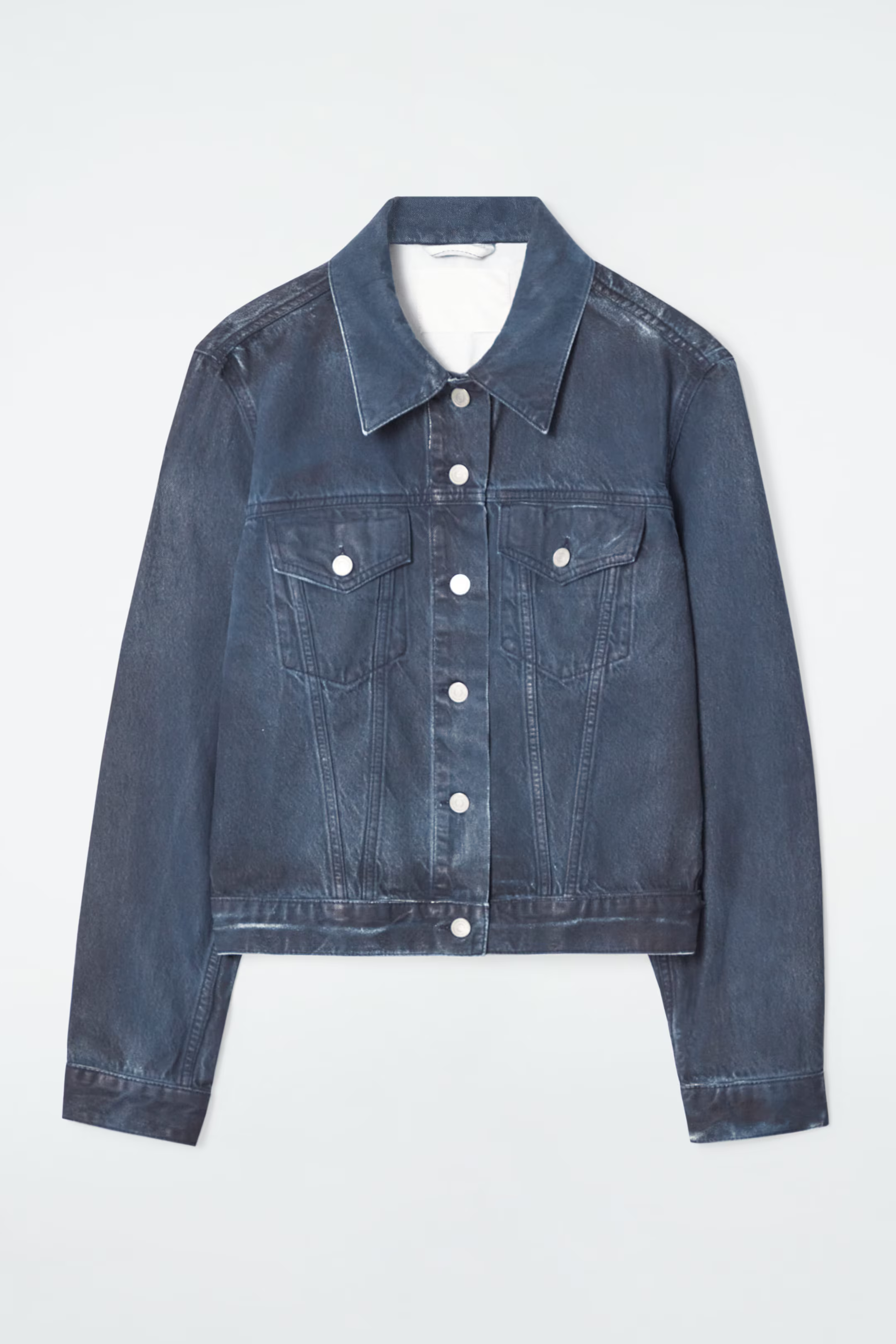 A Cos denim jacket.
