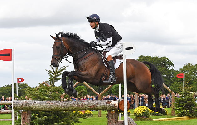 William Fox-Pitt riding FERNHILL PIMMS, during the Cross Country of The Land Rover Burghley Horse Trials near Stamford in Lincolnshire, UK, on 5th September 2015