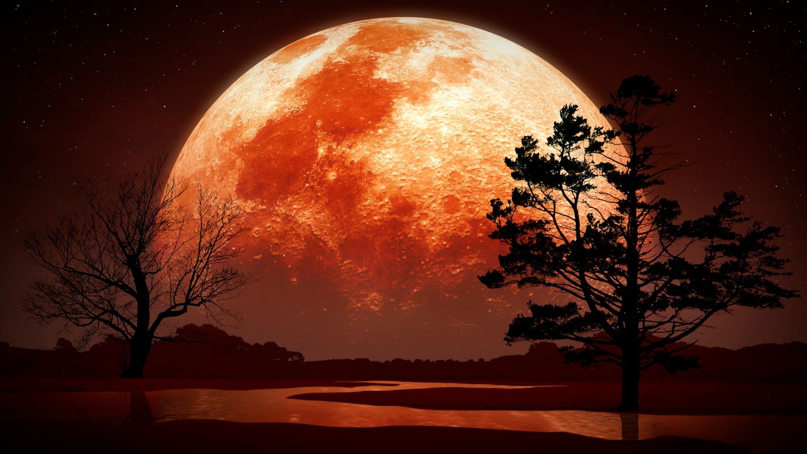 Why is the moon red the science and spirituality behind it woman home