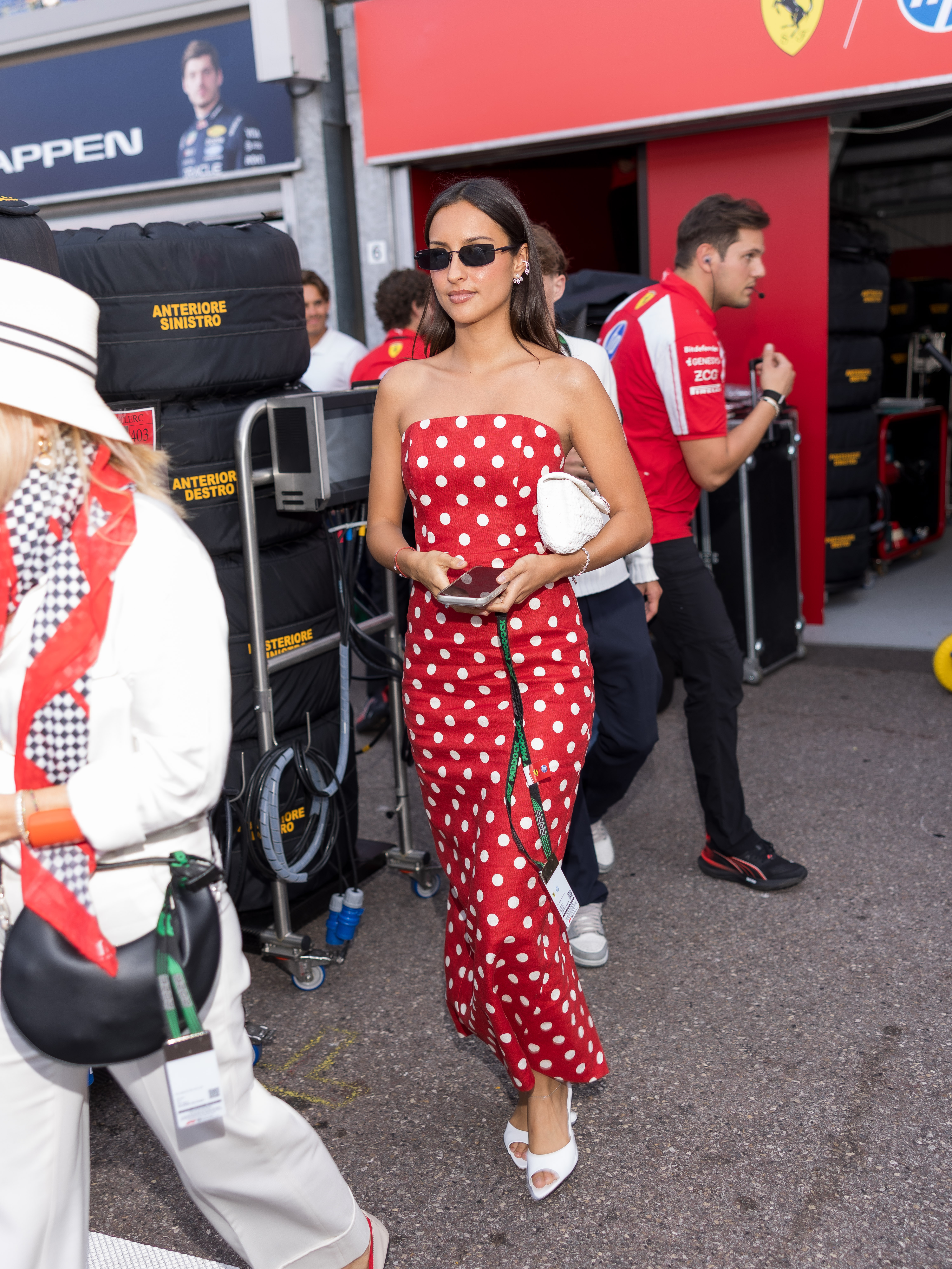 Alexandra Malena Leclerc is seen during Qualifying ahead of the F1 Grand Prix of Monaco at Circuit de Monaco on June 06, 2026 in Monte-Carlo, Monaco. (Photo by Arnold Jerocki/FilmMagic)