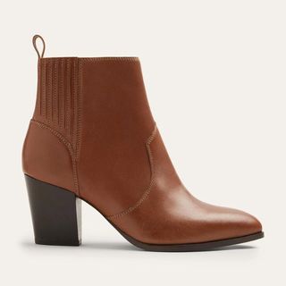Boden short western ankle boots