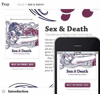 Best responsive websites: Fray