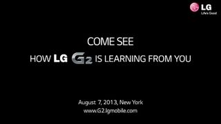 LG G2 reveal release