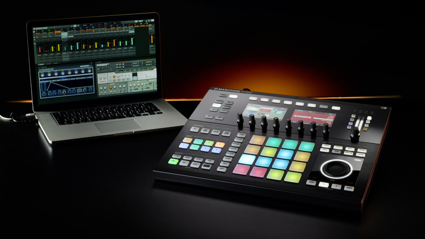 With Maschine Studio, you may spend less time looking at your laptop.