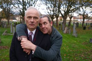 Max (MARK BONNAR) and Jake (JAMIE SIVES) in Guilt