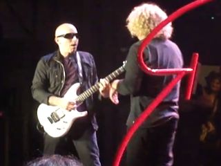 Satch and Sammy pay their respects to Ronnie Montrose